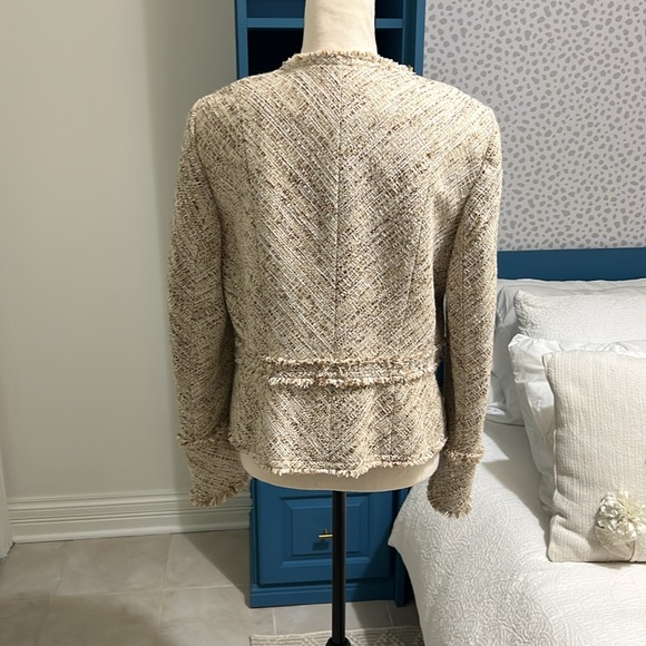 Brooks Brothers Cream Textured Blazer - Picture 4 of 9